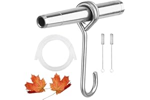 Maple Syrup Sap Tree Tap - Maple Syrup Starter Kit - Maple Tree Tapping Spouts Complete,Efficient Filtering Stainless Steel T