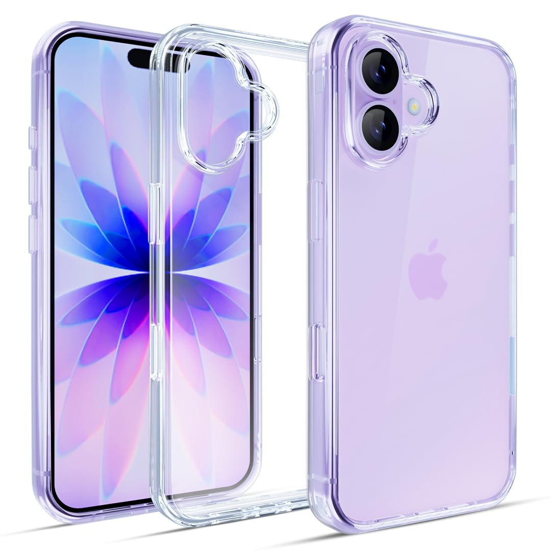 For iPhone 17 Case Clear Bumper ShockProof Drop Protection Compatible with MagSafe Camera Control Phone Cover - Crystal Transparent Silicone Gel (iPhone 17 6.3 inch 2025)