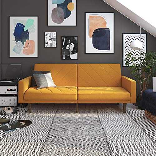 DHP Paxson Futon, Mustard