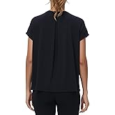 MCEDAR Women's Workout Short Sleeve Tops Loose Fit Casual Yoga T-Shirts Breathable Running Athletic Tee Shirts