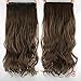 ong Thick One Piece Wavy Clip in Hair Extensions 20