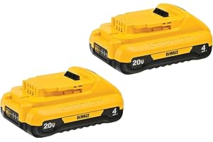 DEWALT 20V MAX 4 Ah Lithium Ion Battery 2-Pack (DCB240-2)