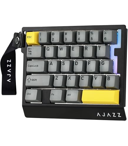 キーボード All-in-One Aluminum Keyboard Hub Amazon.com: AJAZZ AK029 Wired One-Handed Hall Effect Mechanical