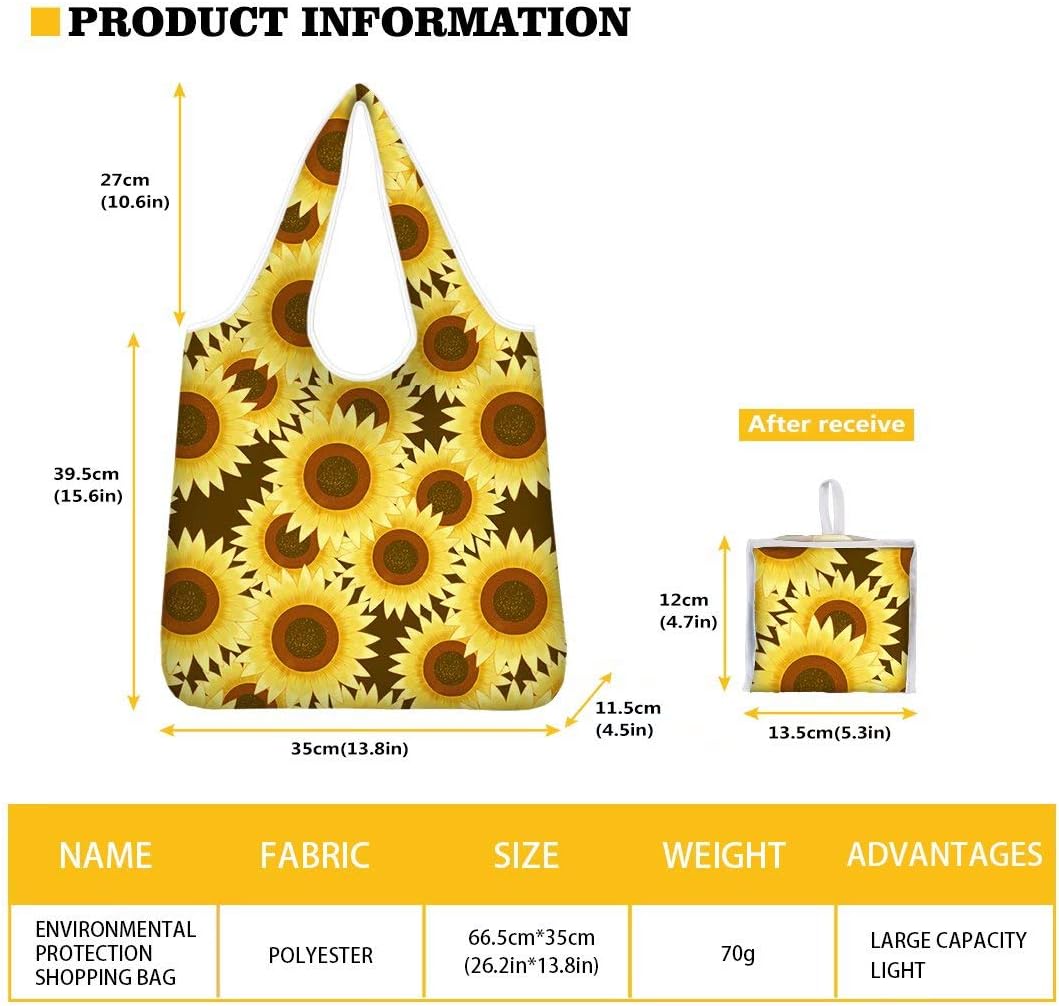 chaqlin Blue Butterfly Shopping Bags Large Capacity Reusable Grocery Bags Durable Outdoor Sport Camping Picnic Lunch Bags Women Ladies Casual Shoulder Bags - Image 3