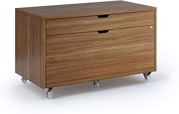 Amazon Com Bdi Modica Mobile File Pedestal Cabinet Natural