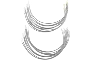 Vsenkes 12Pairs Carbon Steel Bra Wires, Heavy Gauge Sturdy Underwire for Bras - Replacement Sturdy Bra Supporters Sewing Supp