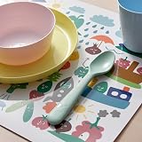 IKEA KALAS Spoon Mixed Colours - Durable Plastic Dishwasher Safe view 4