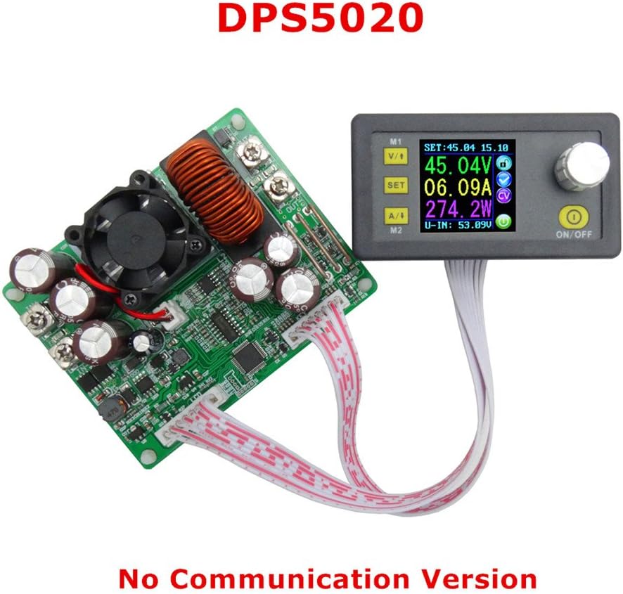 Onepeak DPS5020 50V 20A Constant Voltage Current Step-Down Digital Power Supply Buck Voltage Converter LCD Voltmeter