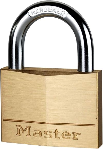 Master Lock 170EURD 70mm Brass Padlock with 36mm Hardened Shackle 11mm