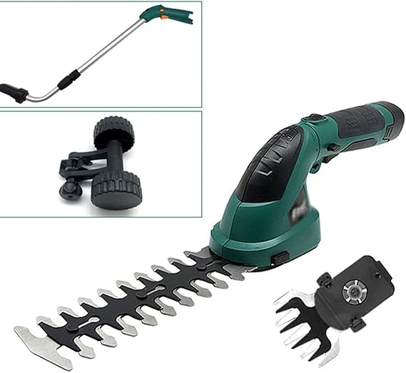 LJYY Elektrische Gras und Heckenschere HandGartenschneider 7,2V