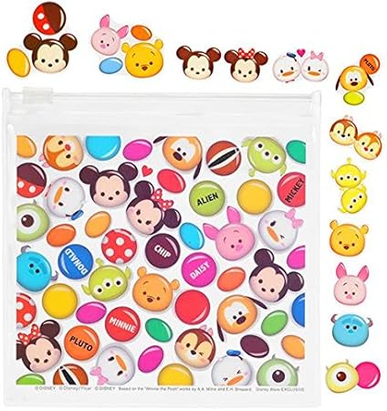 Amazon ディズニー 公式 フレーク シール Choco Pop ツムツム ディズニー キャラクター Disney シール スケジュール Line Tsum Tsun グッズ 正規品 シール ステッカー おもちゃ