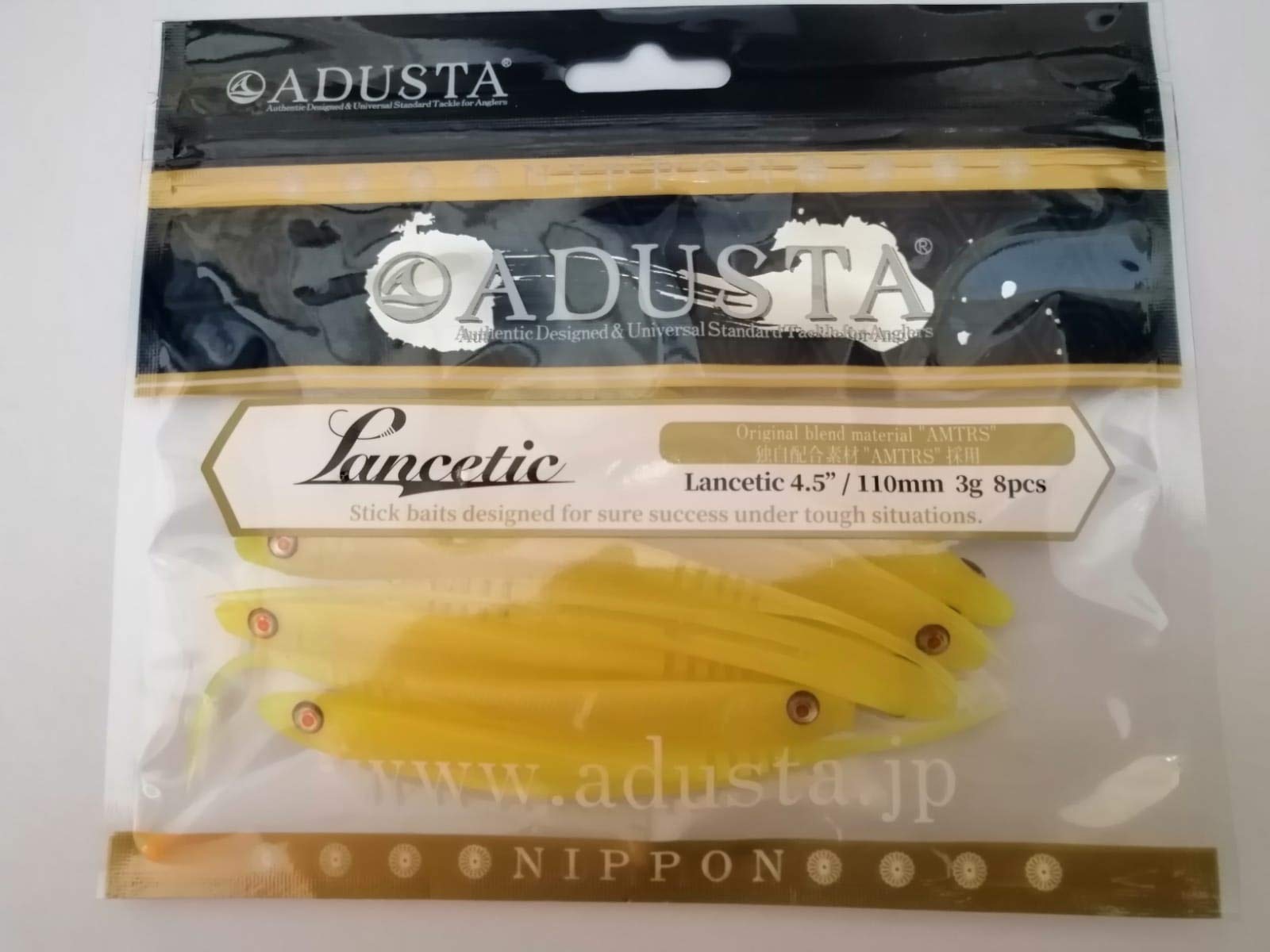 Generic Adusta LANCETIC 4.5 inch / 110m 3 Grams - Pack of 8 Fish