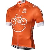 Cycling Jersey Men Full Zip Bike Shirt Racing Top Bicycle Clothing
