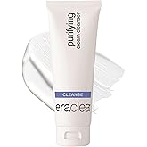 eraclea Purifying Cream Cleanser, Gentle Daily Cleanser with Hyaluronic Acid, Hydrating Face Moisturizer for Dry Skin, Soothing Face Wash Removes Impurities, Oil, and Makeup for Radiant Skin (4 fl oz)