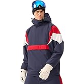 GSOU SNOW Men's Baggy Snowboard Jackets Waterproof Ski Jacket Women Insulated Pullover 2L Snow Coat