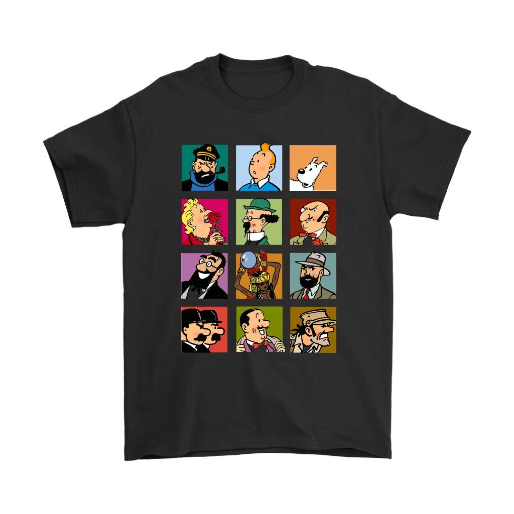  The Adventures Tintin Cartoon Version Shirts