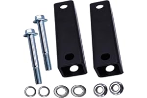 HABIIID Torque Converter Engine Motor Riser Square Hardware Kit for Predator 196cc 212cc 224cc 6.5hp Go Kart Mini Bike for Coleman Powersports CT200U CT200U-EX BT200X, Black