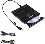Antika External CD DVD Drive USB 3.0 Type-C Portable Reader Burner Mac/PC view 1