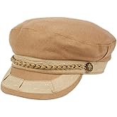 Epoch hats company Men's Greek Fisherman Sailor Fiddler Winter Wool Driver Hat Flat Cap