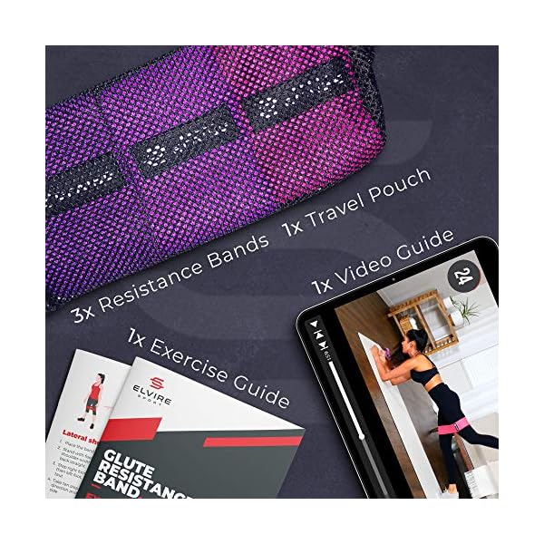 ELVIRE-Resistance-Bands-Booty-Bands-3-Pack-Fabric-Resistance-Bands-Set-for-WomenMen-Exercise-Bands-for-Glutes-Hips-and-Legs-Fitness-Ideal-for-Home-Gym-Training-and-Sport ELVIRE Fabric Resistance Bands for Working Out | Exercise Bands Resistance Bands Set of 3 | Booty Bands for Women…