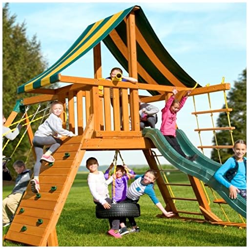 Eastern Jungle Gym Extra Large Plastic Toy Telescope Swing Set Accessory Green for Outdoor Wooden Swing Set - Image 6