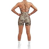 SUUKSESS Women 2 Piece Workout Sets Padded Tank Tops Tummy Control Leggings Gym Outfits