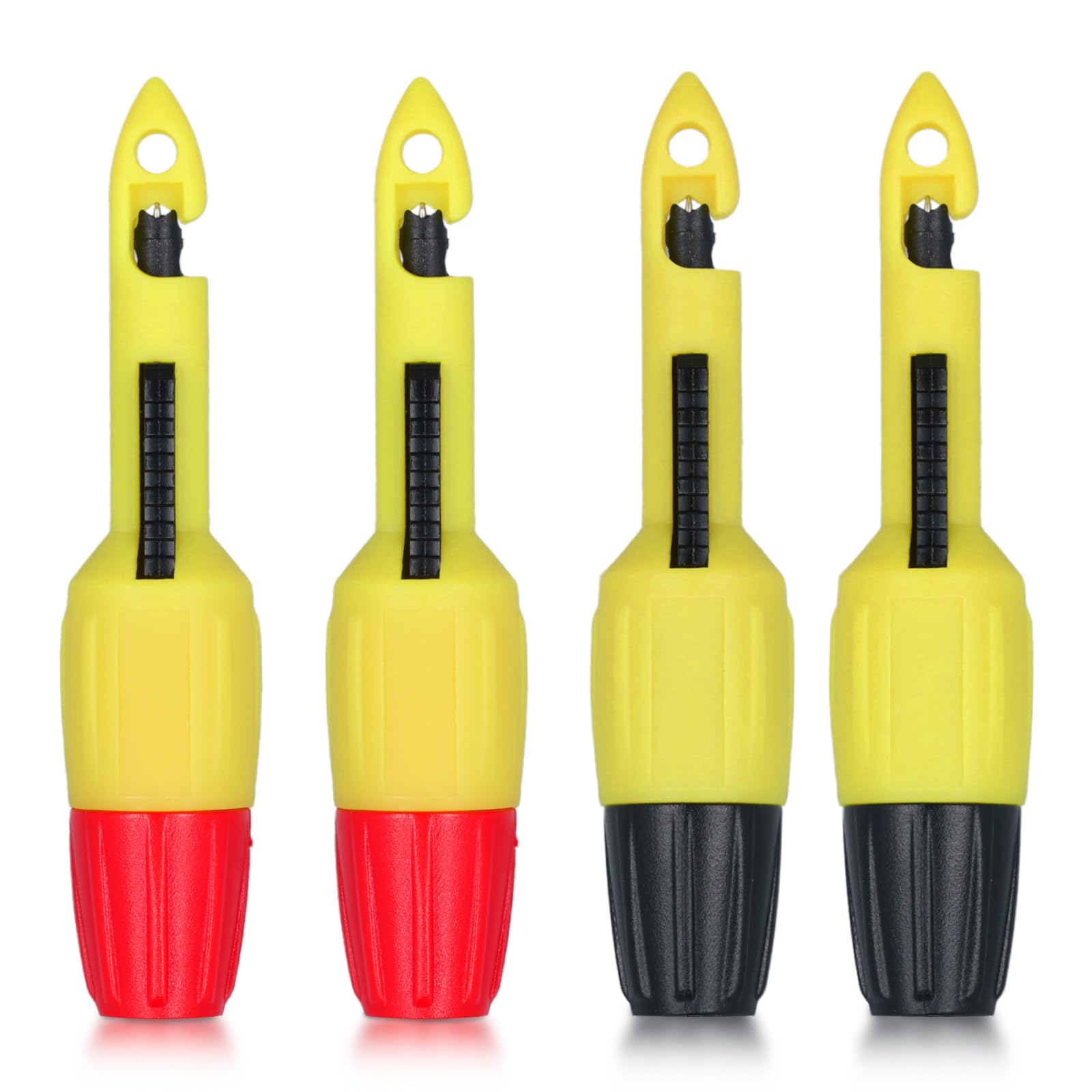 4pcs Wire Piercing Probe Kit, Wire Probe Insulation Piercing Clip Piercing Probes for TP81 Multimeter Wire Piercing Tool for Voltage Voltmeter Thermometer Testing (2mm, 4mm)