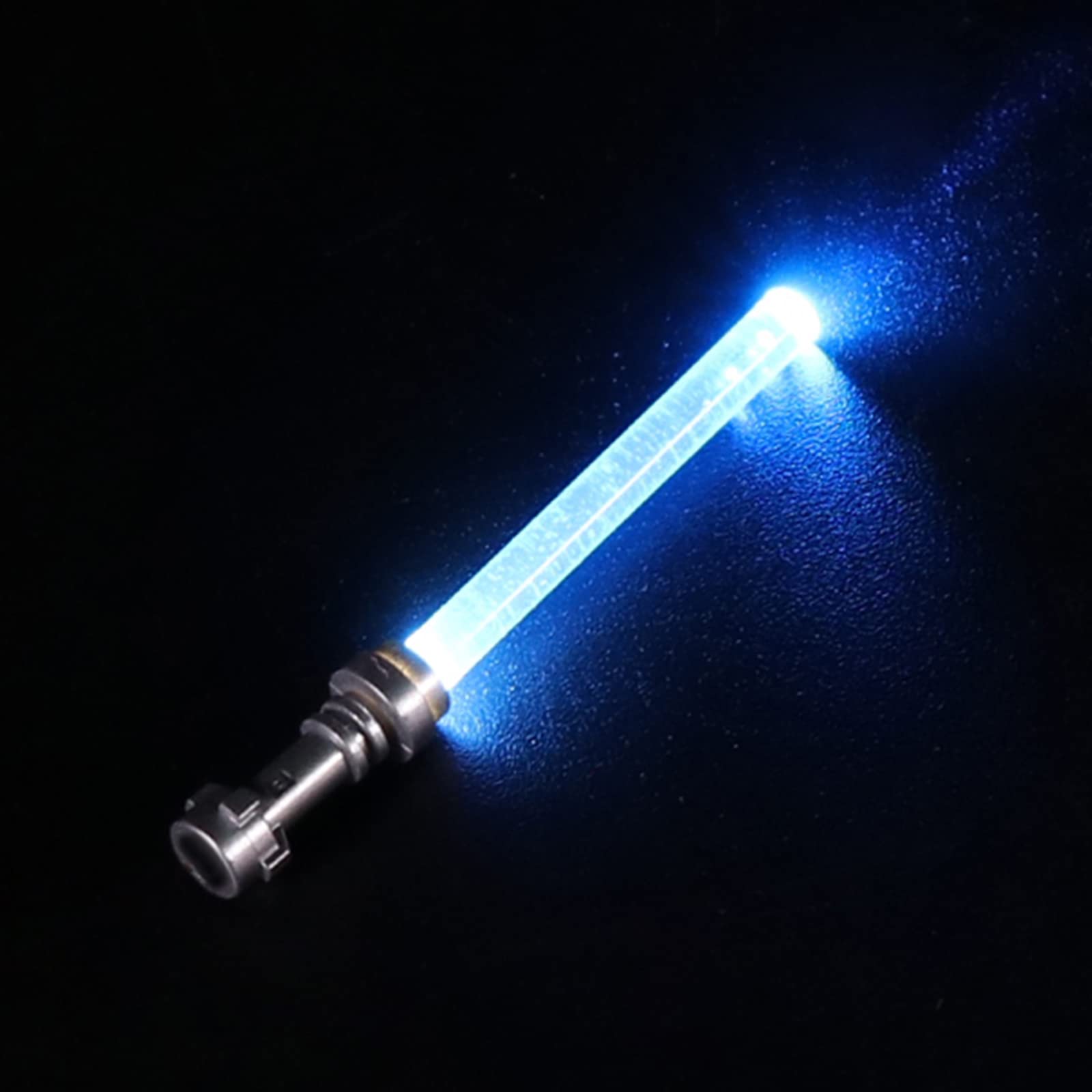 Blue Lightsaber Compatible with Lego DIY/MOC Lighting (1 Pack 1), Lightsaber Compatible with Lego and Other Major Brand Bricks, Powered by USB