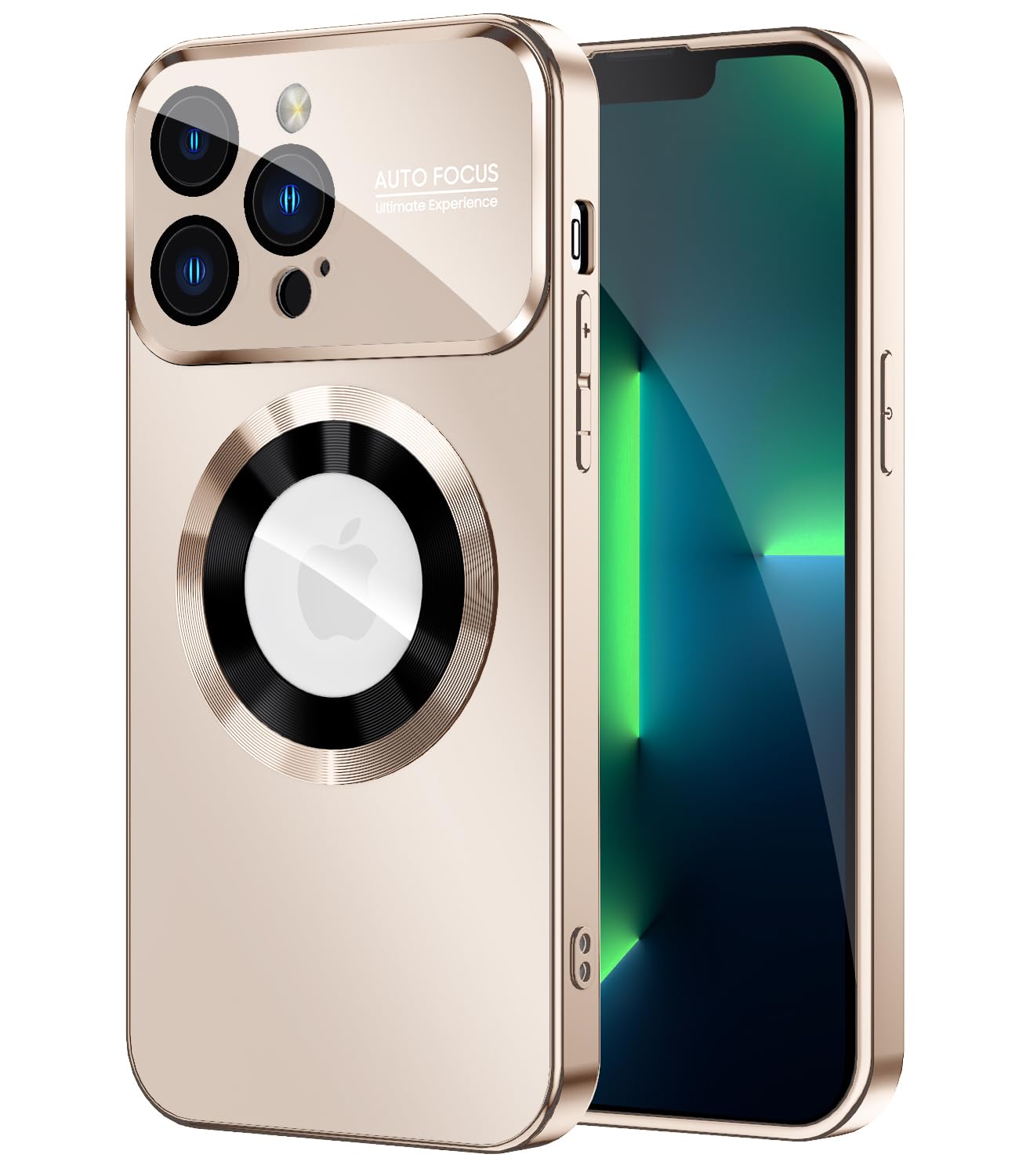 MAKAVO Magnetic for iPhone 13 Pro Case, Built-in