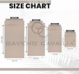 GC GAVENO CAVAILIA Fade Resistant Bath Towels Set 700 GSM Mocha 2PK view 4
