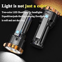 Wrrozz LED Flashlight USB Rechargeable, Super