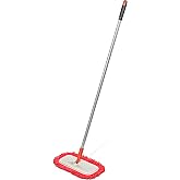OXO Good Grips Wet &amp; Dry Microfiber Mop | 2-in-1 Microfiber Mop, Switch Between Mop &amp; Dust Head, Machine-Washable Pads, Ideal for Hard Floors and Quick Cleanup