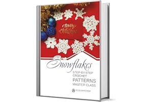 Snowflakes crochet pattern. (Modern Irish Crochet Lace Pattern)