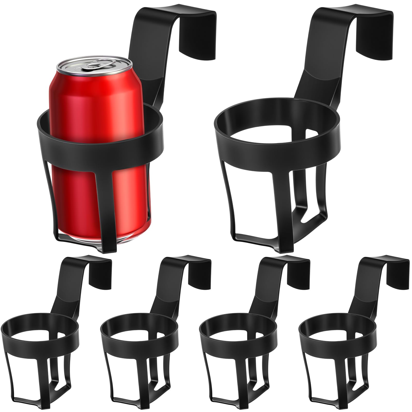 Photo 1 of BBTO 6 Pcs Universal Car Cup Holder, Window Cup Holders for Vehicles Portable Multifunction Vehicle Bottle Mount Replacements Car Storage Bottle Accessories for Trucks, Rvs, Boats Vehicles, Bunk Bed