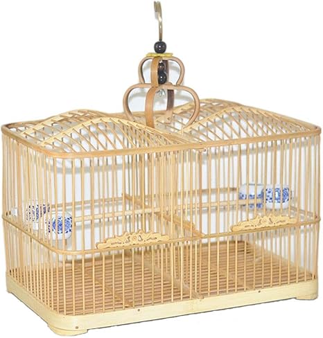 Vogelkafig Bambus Vogelkafig Papageien Tauben Kafig Vogelkafig Bambus Vogelkafig Manueller Reihen Kafig Geschnitzter Tur Grosser Platz Vogelnest Amazon De Kuche Haushalt
