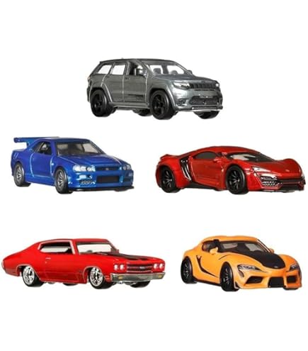 ホットウィール ファスト＆フューリアス 5台セット HOT WHEELS (ホットウィールズ) ミニカー 5台セット