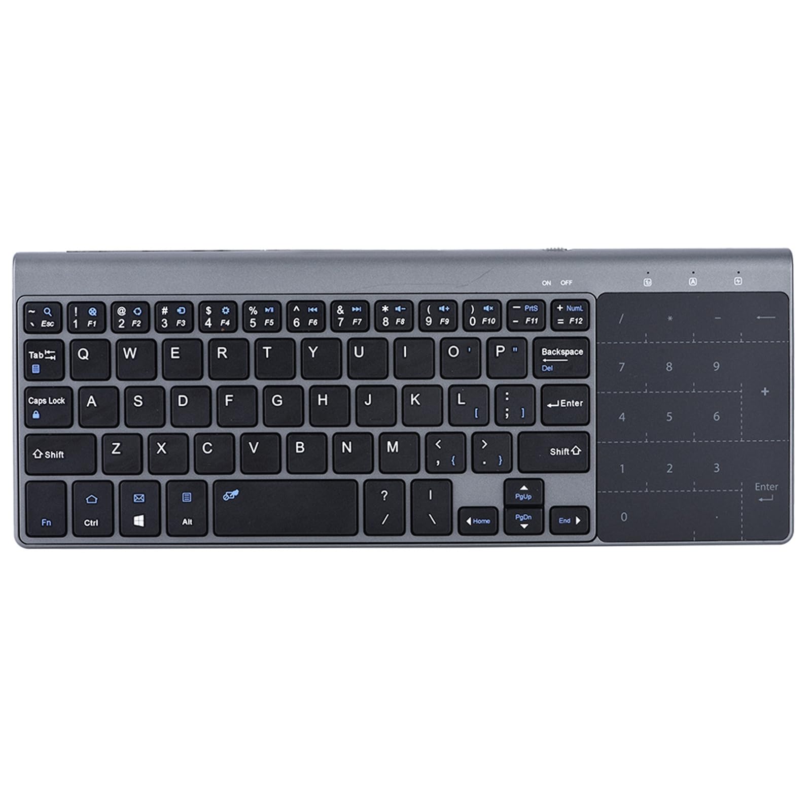 Vbestlife 2.4GHz Wireless Keyboard, Portable Wireless Keyboard with Sensitive Touch Pad Compatible for Windows/Android/IOS