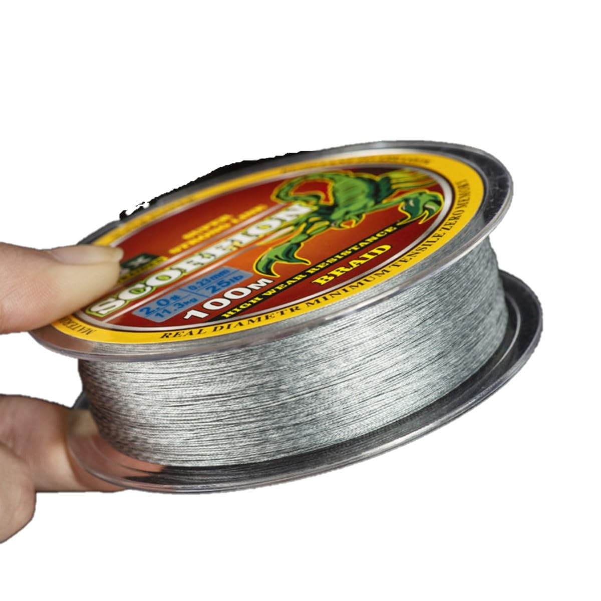 HOUSON 100 m fishing line, 8 strands fishing line, transparent fishing line, PE fishing line, strong transparent fishing lines 7#