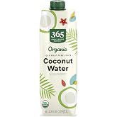 365 by Whole Foods Market, Organic Coconut Water, 100% Pulp-Free Juice, 33.8 Fl Oz