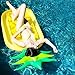 OVOV Pool Party Pineapple Pool Float Giant Inflatable Floatie Lounge Raft for Kids & Adults Summer Pool Party Toys (Pineapple)