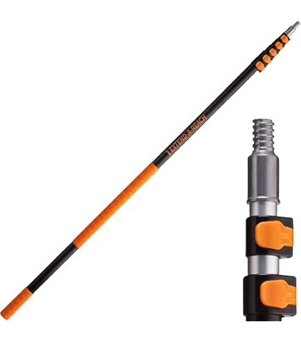 thumbnail image 2 of Long Paint Roller Extension Pole Ceiling Fan Duster Univesal Joint Angle Adapto Fo Telescoping Extension Pole Threaded Pole Adapter Paint Extension Pole 2 of 9