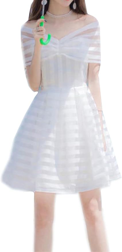 Amazon Co Jp Kajikaji レディース ワンピース 可愛い 夏 レディースドレス ワンピース 海 ビーチ カジュアル パーティー 二次会 ワンピース 上品 チュニック レディース エレガント おしゃれ 服 ファッション小物