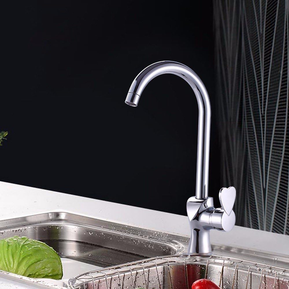 Basin faucet all copper kitchen hot and cold double faucet bathroom above counter basin faucet