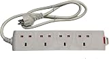 Wandhill UK to Europe Schuko Type E/F Travel Adaptor Extension 4 Way view 1