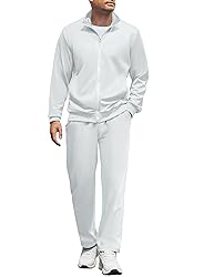 COOFANDY Mens Track Suit 2 Piece Sweat Suit Set For