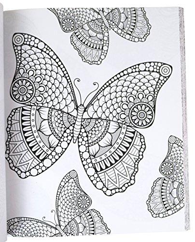 1 Adult+Coloring+Books+Patterns+Butterfly