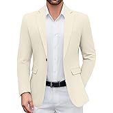 COOFANDY Men's Casual Blazer One Button Sport Coat Lightweight Business Suit Jacket