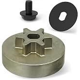 YUEARN 90618228 Chainsaw Drive Sprocket for Dewalt DCCS620B DCCS620P1 DCCS670B DCCS670X1 DCCS690B DCCS690H1 DCCS690M1, with 90639221 90618229 Chainsaw Bolt and Washer Parts