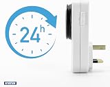 STATUS Timer Switch 24 Hour Segment Timer Light Switch White UK Plug 24HT16 view 5