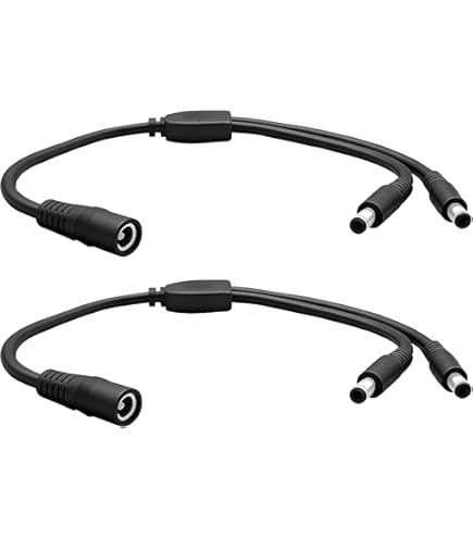 Lot De 2 Connecteurs DC Mâles 5,5 X 2,5 Mm – Prises CC Soudables Pour Projets Électroniques, Vidéosurveillance, Alimentation 12V
